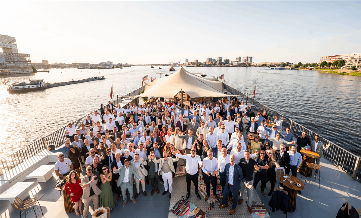 Alle Exact partners bijeen op de OceanDiva in Amsterdam tijdens de Ecosystem Awards 2025